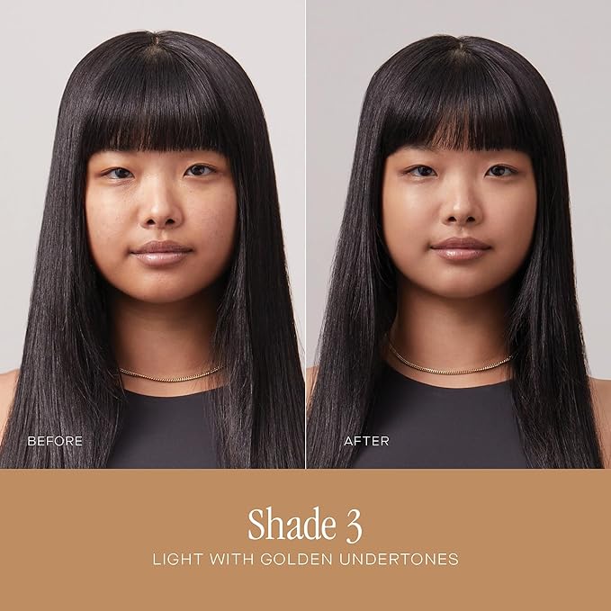 Summer Fridays Sheer Skin Tint - Skin Tint with Hyaluronic Acid - Helps Diminish Uneven Skin Tone - Sheer to Light Coverage - Shade 3 - Light with Golden Undertones (1 Fl Oz)-VivaGrace Women