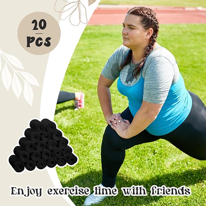 Toulite 20 Pcs Bra Liners for Sweat 18x3 Inch 3 Layer Washable Rectangle Cotton Under Breasts Pads for Women Absorb Sweating-VivaGrace Women