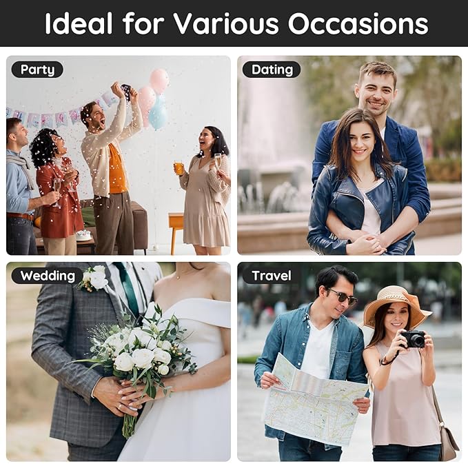 Segbeauty 5 Packs Travel Perfume Bottle Refillable, 10ML Mini Portable Glass Spray Bottles Atomizer, Empty Cologne Sample Dispenser with Funnel and Pipette, Perfume Making Kit Toiletries Container-VivaGrace Women