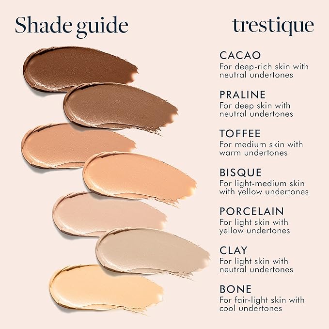 Trestique Concealer Crayon, Refillable Makeup Concealer With Built-In Blending Sponge, Sustainable Under Eye Concealer, Clean Beauty Concealer Makeup-VivaGrace Women