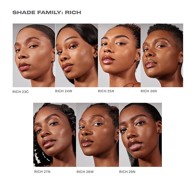 Morphe Lightform Liquid Foundation - Extended Hydration Foundation Makeup with a Lasting, Natural Radiant Finish - Long-Wearing Formula with Buildable, Medium Coverage - Rich 27N (1.01 fl oz)-VivaGrace Women