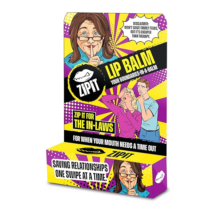 Zip It For In-Laws Lip Balm - Saving Relationships One Swipe At A Time-VivaGrace Women
