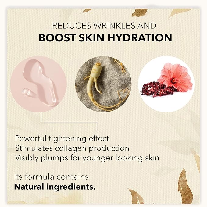 Marie d'Argan Eye Contour Serum for dark circles and puffiness, with Hyaluronic Acid, Ginseng and Hibiscus Anti-wrinkle, Repairs Bags under eyes, iluminates skin, firming effect, 15 ml,-VivaGrace Women
