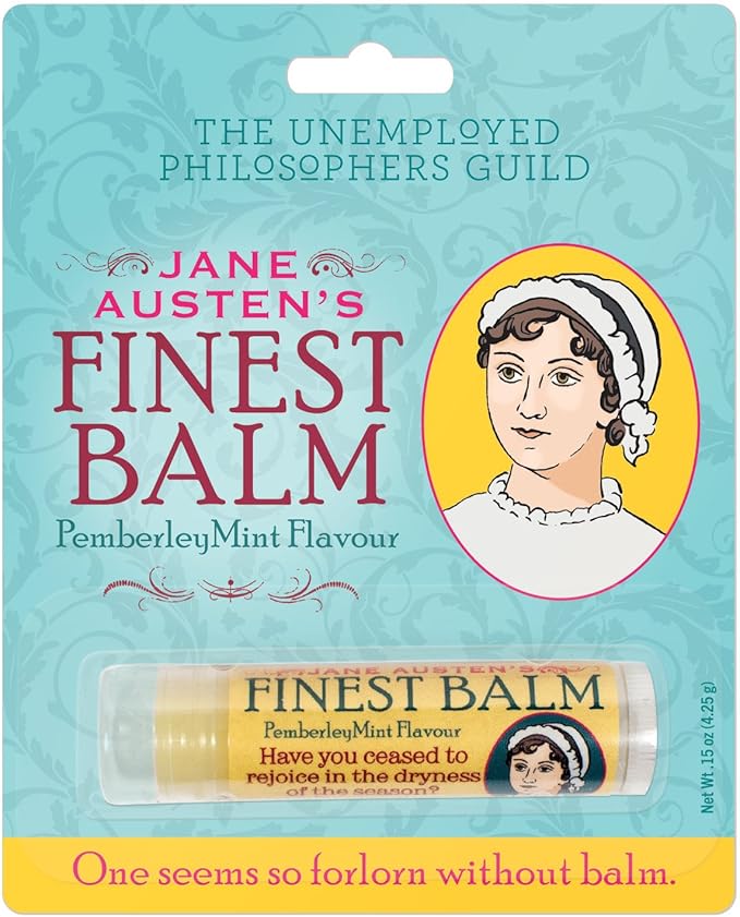Jane Austen's Finest Balm, Lip Balm Tube, Peppermint Flavored - Cruelty-Free and Made in the USA from Natural and Imported Ingredients-VivaGrace Women