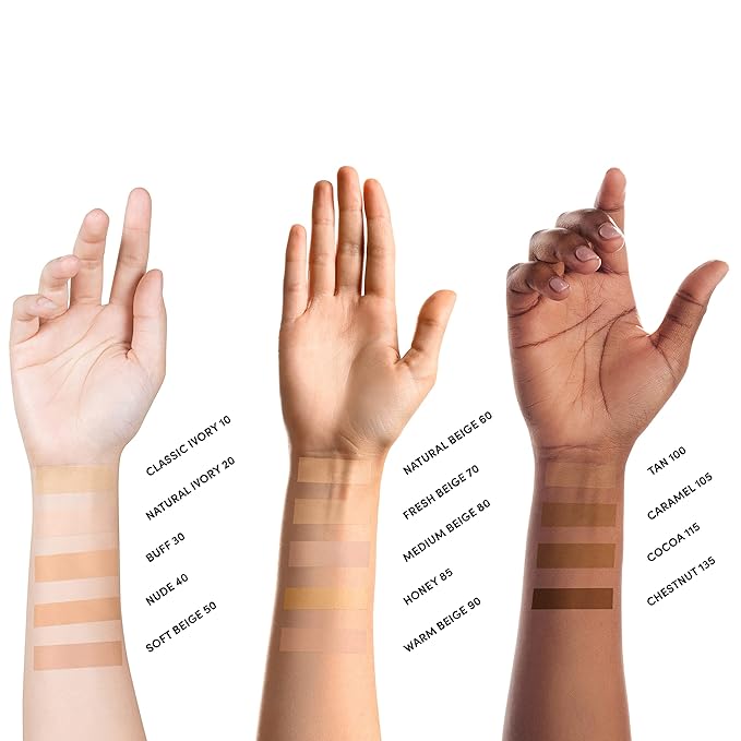 Neutrogena Healthy Skin Liquid Makeup Foundation, Broad Spectrum SPF 20 Sunscreen, Lightweight & Flawless Coverage Foundation with Antioxidant Vitamin E & Feverfew, 105 Caramel, 1 fl. oz-VivaGrace Women