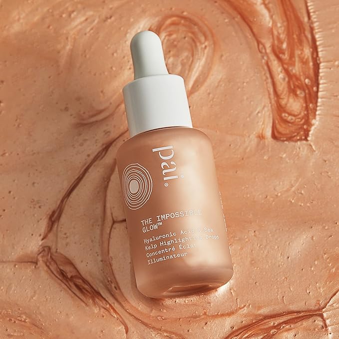 Pai Skincare - The Impossible Glow Organic Hyaluronic Acid + Sea Kelp Glow Drops | Natural, Vegan, Sensitive Skincare (Rose Gold, 1 fl oz | 30 ml)-VivaGrace Women