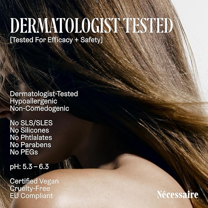 Nécessaire Rosemary Shampoo | Multi-Protien Strengthening Cleanse For Thinning Hair. For Women + Men. Good For All Hair Types/Textures. Free Of Sulfates. Color-Safe. 250 ml / 8.4 oz-VivaGrace Women