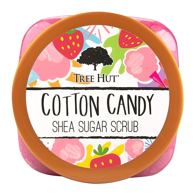 Tree Hut Cotton Candy Shea Sugar Scrub, 510 Grams-VivaGrace Women