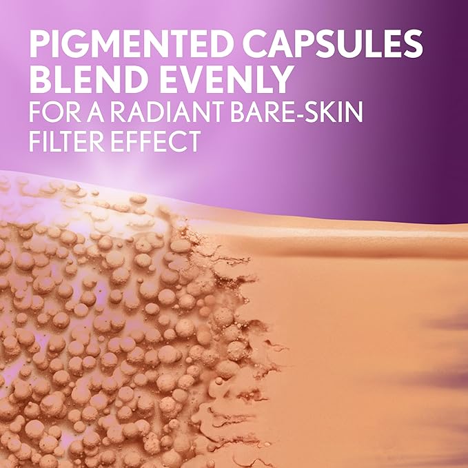 Covergirl Simply Ageless Skin Perfector Essence Foundation, 50 Medium-Tan, Tinted Skin Perfector, Skincare Makeup Hybrid, Sheer Tint, Radiant Finish, Skin-Like Finish, Vegan Formula, 1.0oz-VivaGrace Women