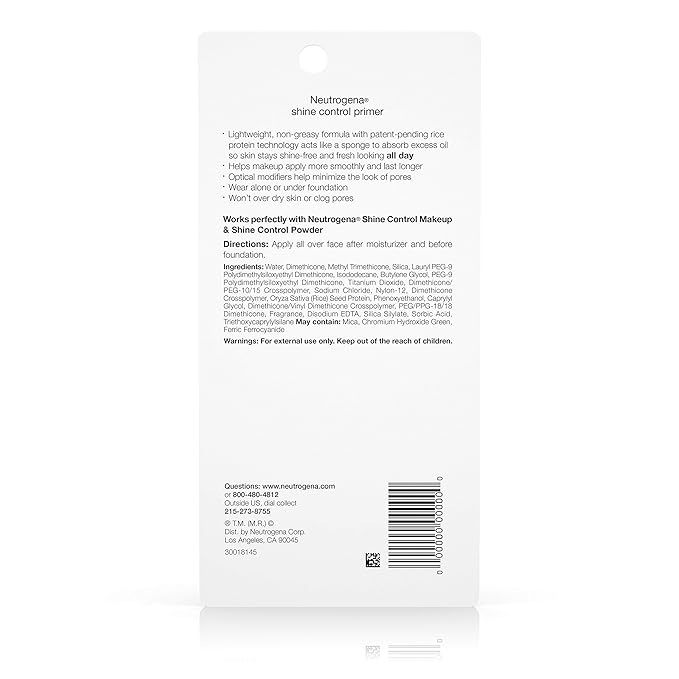 Neutrogena Shine Control Primer, 1 Ounce-VivaGrace Women