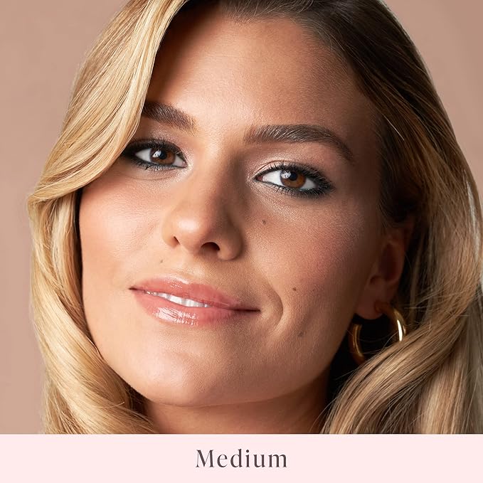 Mally Beauty Flawless Finish Transforming Effect Foundation - Medium - Full Coverage Cream Foundation - Breathable & Lightweight - Hydrating Formula with Vitamin E - Satin Finish-VivaGrace Women