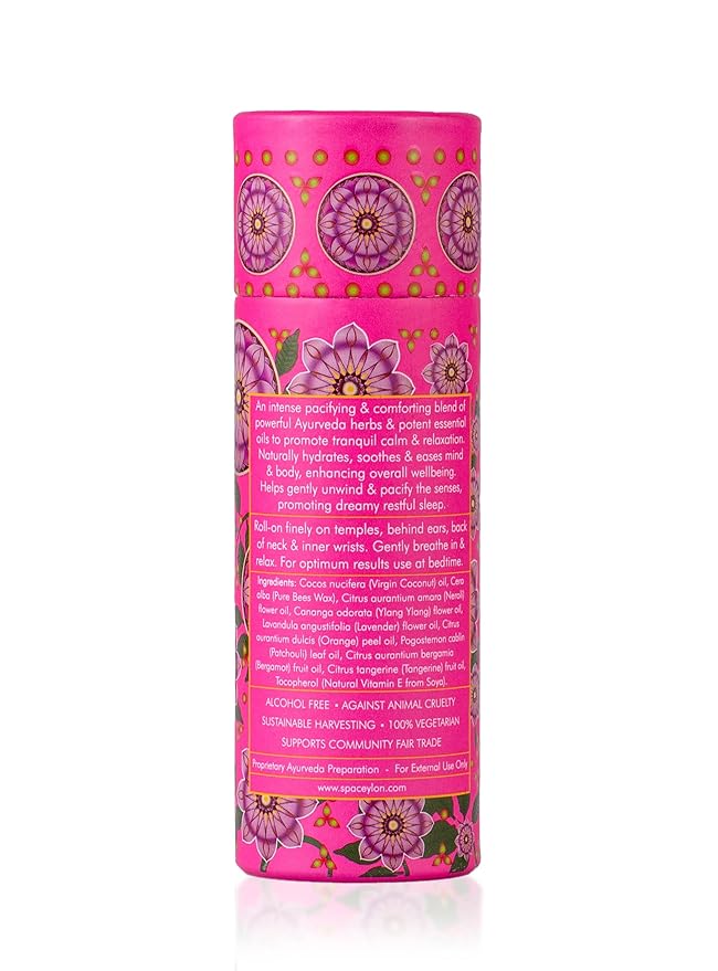 SPA CEYLON SLEEP INTENSE Dream Balm Roll-On | Intense Pacifying Blend | Silicone-Free | Hydrating | Promotes Restful Sleep | Suitable for all skin types-VivaGrace Women