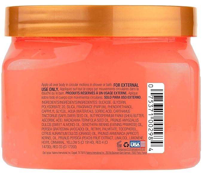 Tree Hut Peach Sorbet Shea Sugar Scrub | Exfoliating Body Scrub Removes Dead, Dry Skin for a Soft & Hydrated Feel | Nourishing Essential Body Care | 18 fl oz.-VivaGrace Women