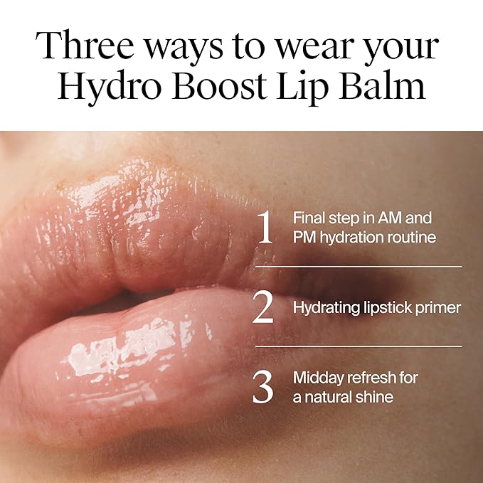 Neutrogena Hydro Boost Hyaluronic Acid, Unscented Lip Balm Leaves Lips Feeling Hydrated, Sheer Ice Nude Lip Balm with a Sweet Sugar Flavor, Fragrance Free, 0.5 oz-VivaGrace Women