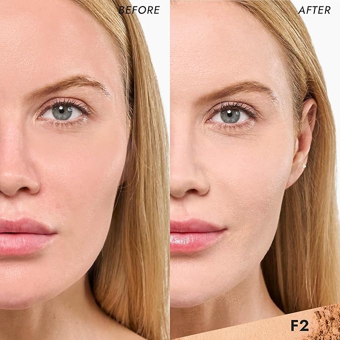 COVER FX Pressed Mineral Foundation - Shade F2 - Weightless Powder Foundation - Buildable Light to Full Coverage - Matte Finish - All Skin Types-VivaGrace Women