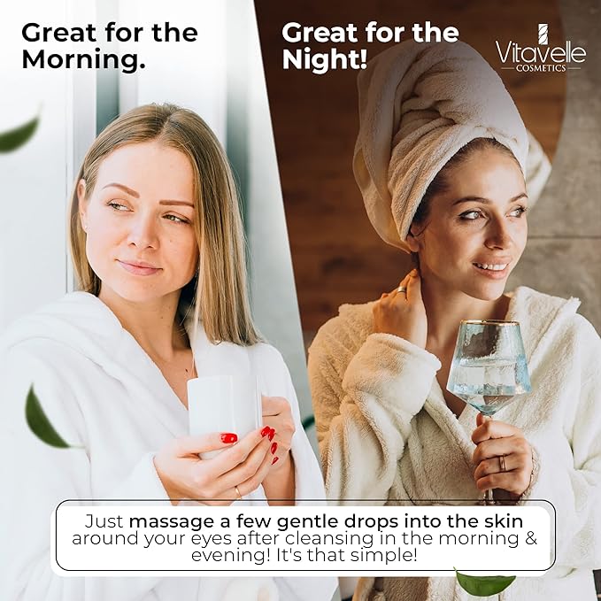 Eye Cream for Wrinkles - Eye Cream for Dark Circles and Puffiness and Wrinkle, Best Under Eye Cream for Wrinkles and Under Eye Wrinkle Repair, Anti Aging Skin Tightening Cream-VivaGrace Women