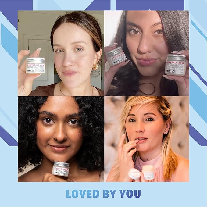 100% Natural Lip Scrub for Soft, Smooth Lips, Vegan Lip Scrub Gentle Exfoliator for Chapped and Dry Lips. 2 pc Coconut Lip Exfoliator Set lip exfoliator.-VivaGrace Women