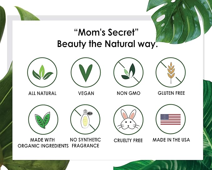 Mom's Secret 100% Natural Concealer, Organic, Vegan, Gluten Free, Cruelty Free, Made in the USA, 0.11 oz. (Erase 02)-VivaGrace Women