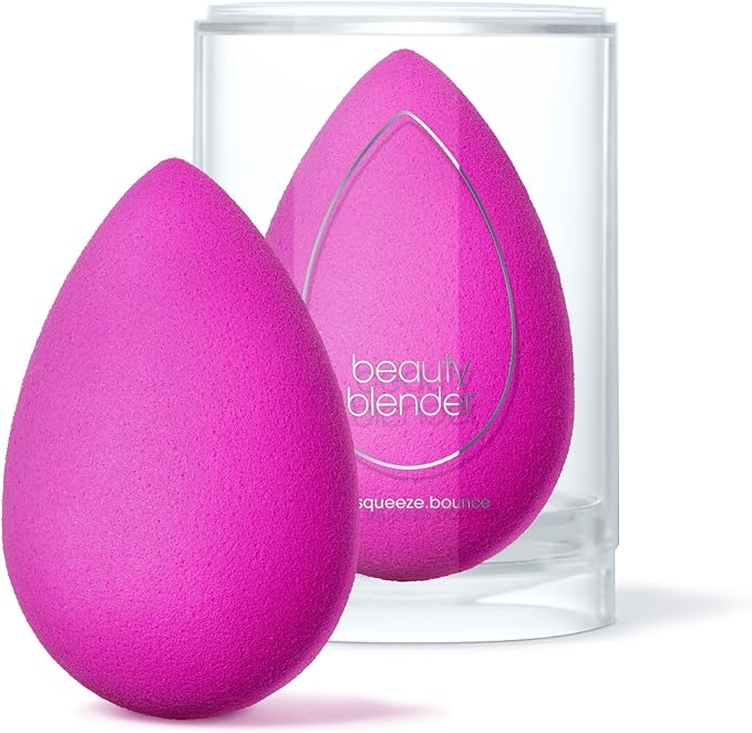 Beautyblender® | Electric Violet Beauty Blender Makeup Sponge, Super-Soft Foam Easily Blends Foundations, Powders & Creams, Made in USA, Reusable, Washable, Streak Free Application, Vegan-VivaGrace Women