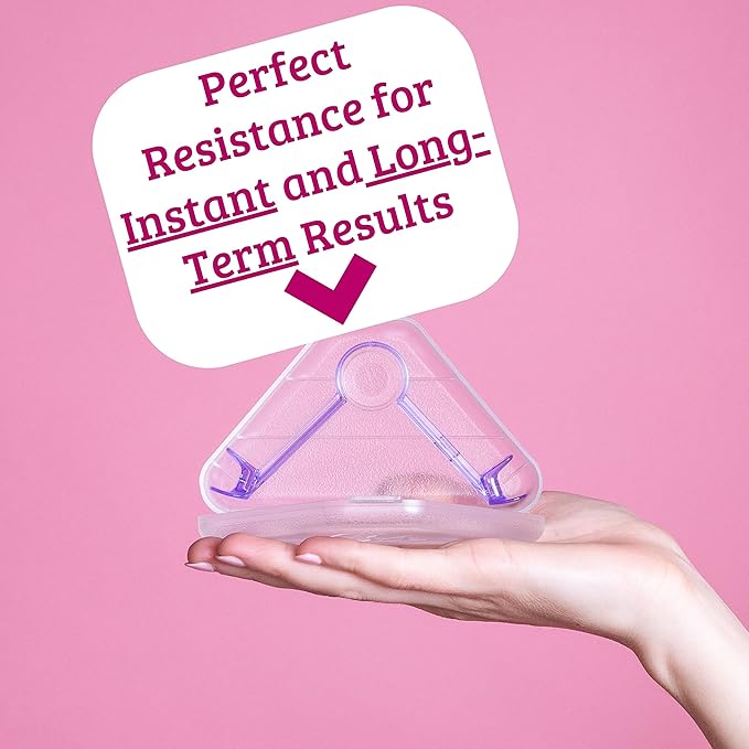 Lip Plumper Device | Non-Invasive Lip Plumping Device, Pain-Free | 60-Second Daily Exercise for Fuller Lips, Defined Jawline & Firmer Skin, MADE IN USA (Sky Blue)-VivaGrace Women