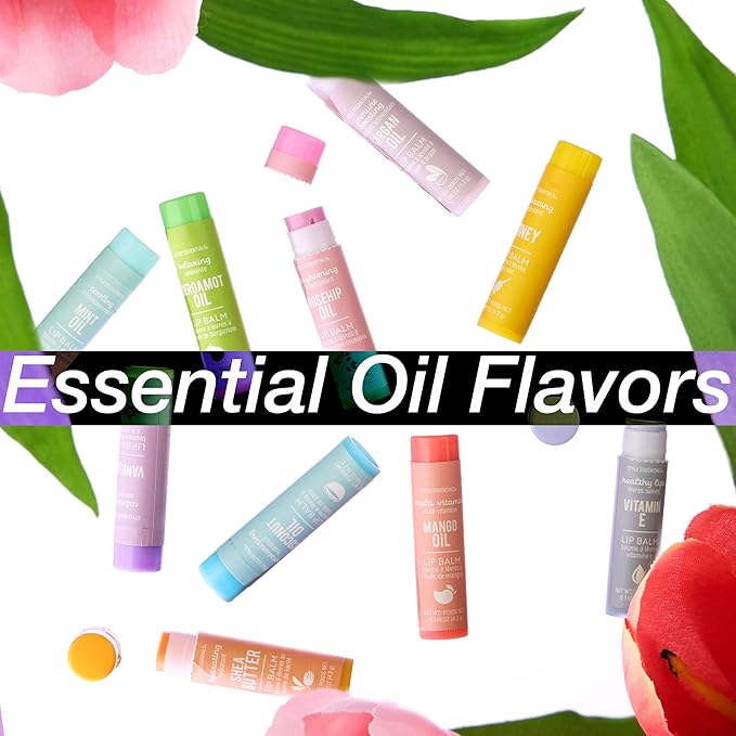 Expressions 10pc Lip Balm Collection -Hydrating Lip Balms Infused- Enriched Lip Balm Set-VivaGrace Women