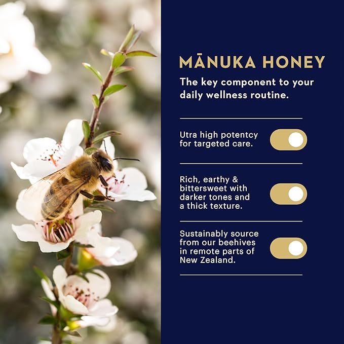 Manuka Health Lip Rescue - 0.16 oz Lip Balm for Dry Cracked Lips - 100% Natural Lip Balm with MGO 250+ Manuka Honey and Beeswax Provides Potent Lip Care-VivaGrace Women