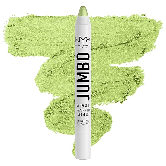 NYX PROFESSIONAL MAKEUP Jumbo Eye Pencil, Blendable Eyeshadow Stick & Eyeliner Pencil - Matcha (Green)