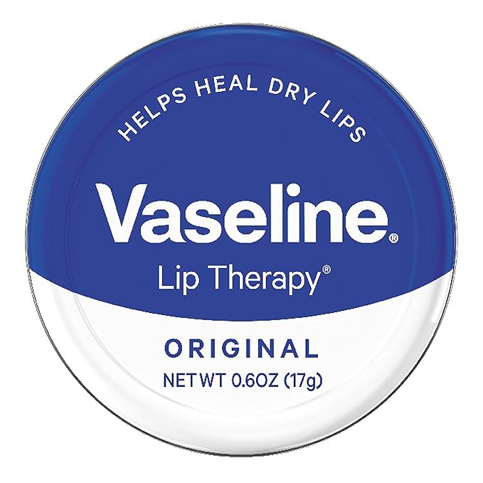 Vaseline Lip Therapy Lip Balm Tin, Original, 0.6 oz-VivaGrace Women