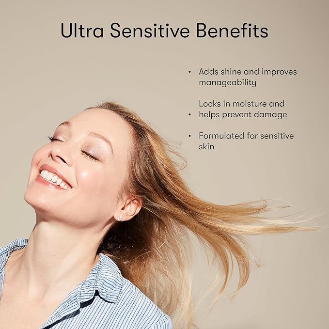 Sulfate-Free Ultra-Sensitive Shampoo & Conditioner Set for Extra Gentle Cleansing and All Hair Types, 13 Fl Oz Each (2-Pack)-VivaGrace Women