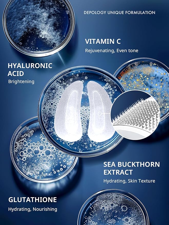 depology Deepcare+ Serum-Infused Micro Dart Patche | 4 Pairs Eye Mask | Under Eye Patches for Wrinkles | Fine Lines | Hydrating Eye Mask with Peptides | Amino Acids | and Synthesized Molecules-VivaGrace Women