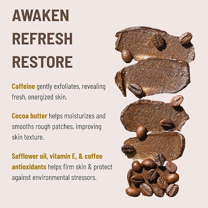 Cocoon Dak Lak Face Polish, Body Polish & Body Butter Combo. 100% Vegan Exfoliating Scrub for Smooth & Glowing Skins | Reduce Stretch Marks, Acne & Cellulite | Gift for Coffee Lovers (6.76 fl oz each)-VivaGrace Women