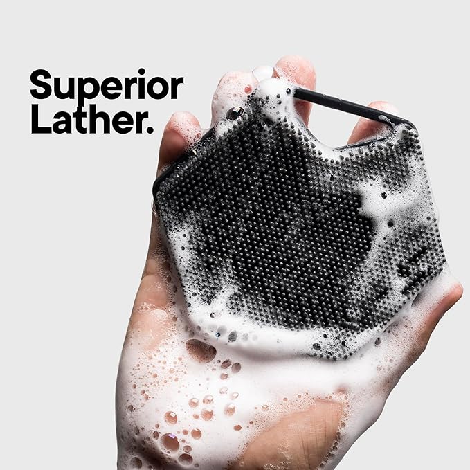 TOOLETRIES Body Scrubber 2.0 – Premium Silicone Scrubber for Cleaning, Exfoliating and Invigorating Your Skin – Extra Long Lather Boosting Bristles with Ergonomic Handle, Long-Lasting & Easy to Clean-VivaGrace Women