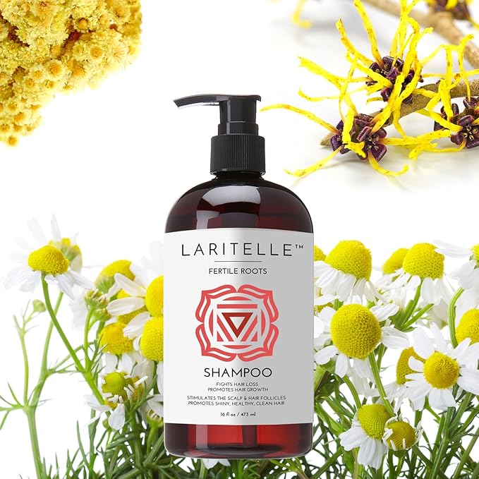 Organic Shampoo 17 oz + Conditioner 16 oz | Prevents Hair Loss, Promotes Hair Growth | Ayurvedic Herbs, Lavender, Ginger & Rosemary | NO GMO, Sulfates, Gluten, Alcohol, Parabens, Phthalates-VivaGrace Women