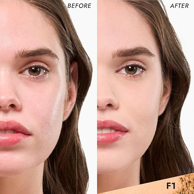 COVER FX Pressed Mineral Foundation - Shade F1 - Weightless Powder Foundation - Buildable Light to Full Coverage - Matte Finish - All Skin Types-VivaGrace Women