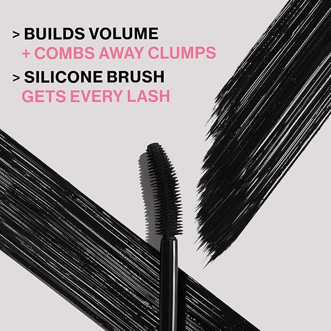 wet n wild So Defined Mascara, Volumizing & Lengthining with a Buildable Castor Oil-Infused Formula, Long-Lasting Clump-Free Application for Visibly lifted lashes, Vegan & Cruelty-Free - BLACK