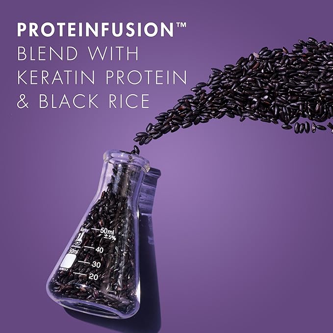 Nexxus Keraphix Shampoo With ProteinFusion for Damaged Hair Keratin Protein, Black Rice, Silicone-Free 33.8 oz-VivaGrace Women
