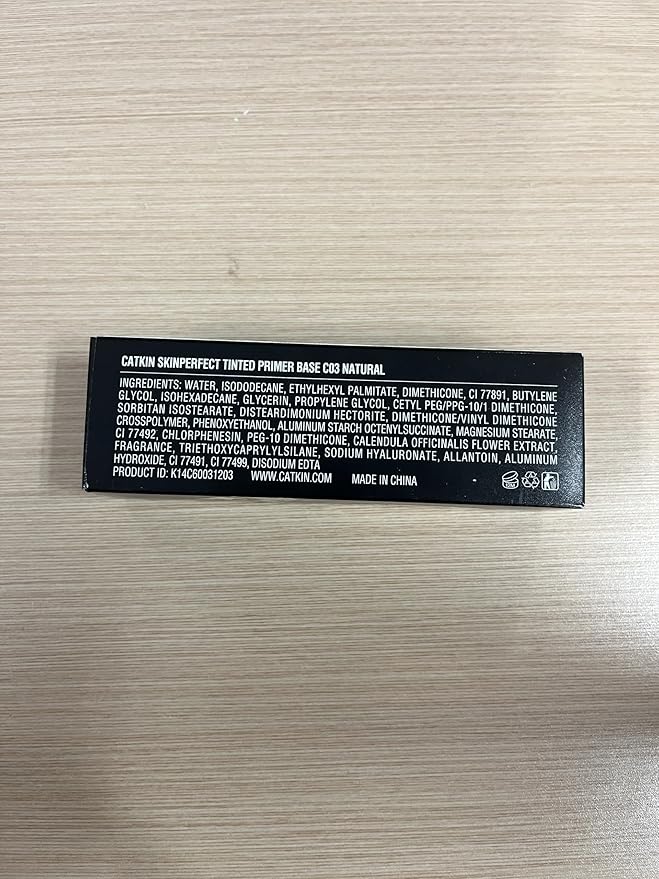 CATKIN Beige Tinted Face Makeup Primer Base Brighten Even Skin Tone Correcting Cream Veil Blur Pores Oil Control Infused with Hyaluronic acid Light Make up for All Skin-VivaGrace Women