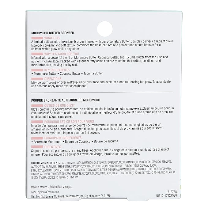 Physicians Formula Earth Day Butter Bronzer Deep Bronzer, Clean Beauty, Dermatologist Tested, Vegan, Cruelty-Free-VivaGrace Women