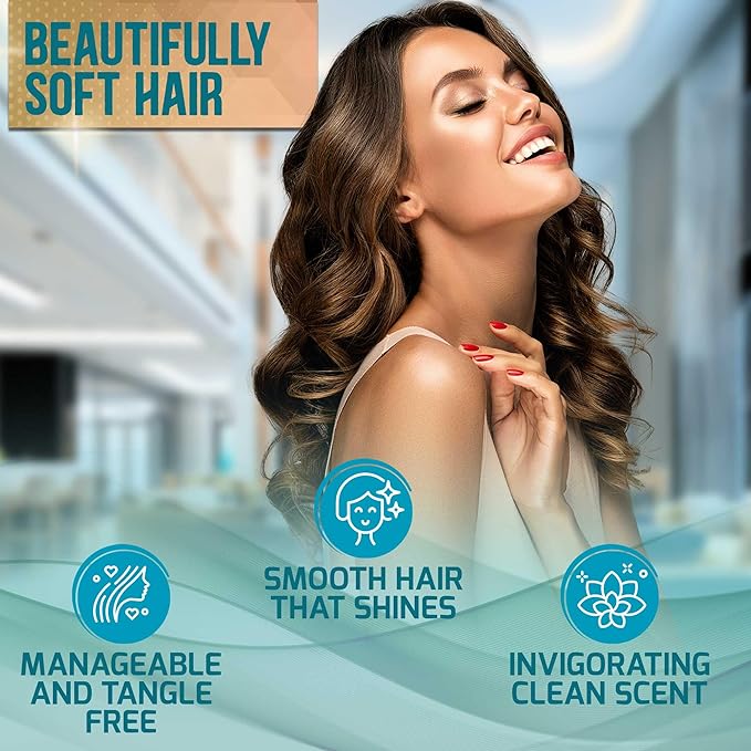 Biotin Shampoo and Conditioner Set - Volume Boosting Formula for Men and Women to Help Thinning Hair - Sulfate and Paraben Free with Thickening Properties - Volumizing Products to Improve Fullness-VivaGrace Women