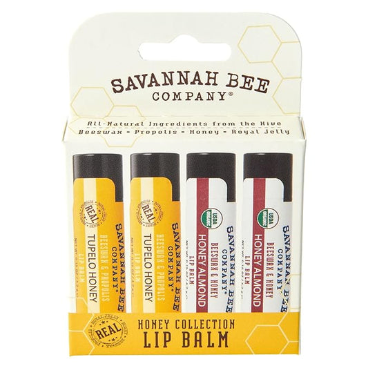 Savannah Bee Collection Lip Balm - Nourishes Dry Lips for All Day Comfort-VivaGrace Women