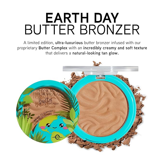 Physicians Formula Earth Day Butter Bronzer Deep Bronzer, Clean Beauty, Dermatologist Tested, Vegan, Cruelty-Free-VivaGrace Women