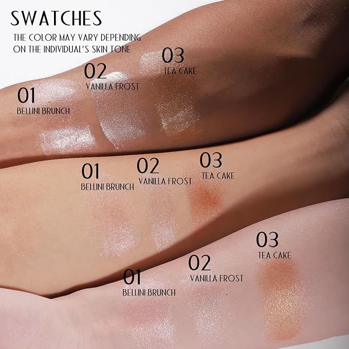 YOUNG VISION Soft Natural Glow Liquid Highlighter, Glow Liquid Illuminator Makeup,Weightless, Long-Wearing, Smudge Proof, Natural-Looking, Dewy Finish,-VivaGrace Women