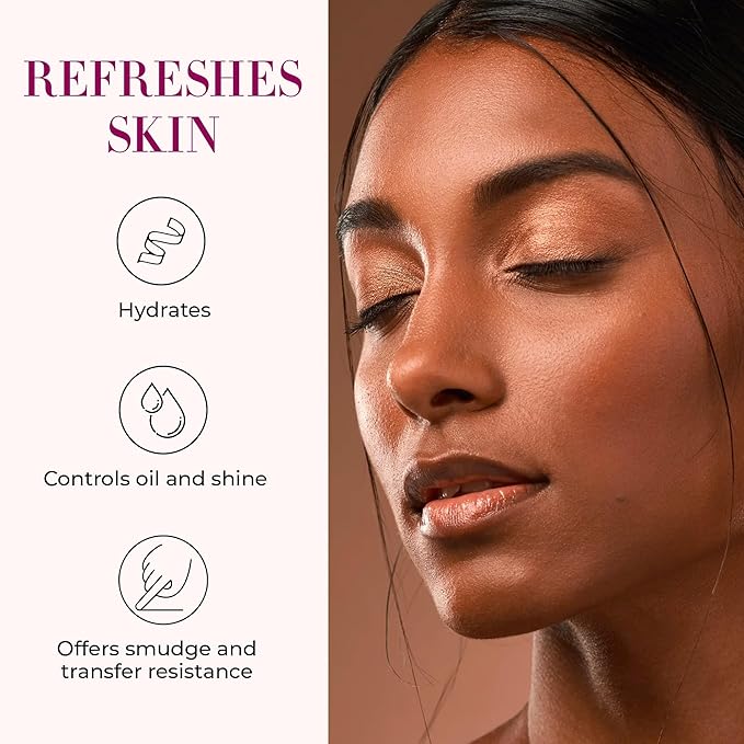 LUMINESS Waterproof Setting Spray for Makeup, Airbrush Spray Makeup Sealant (2.36 fl oz) - Long-Lasting Face Make Up Spray with Hydrating Mist Helps Control Oil & Replenishes Moisture-VivaGrace Women
