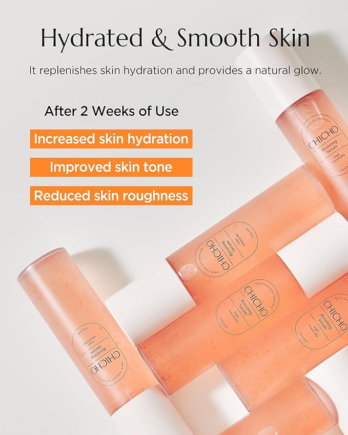 CHICHO Boosting Serum - Korean Face Spray Essnece with 88% Sage Leaf Water Vitamin B12 Niacinamide - Glow Skin Hydrating Sensitive Skin Vegan Clean Formula, 3.38 fl.oz.-VivaGrace Women