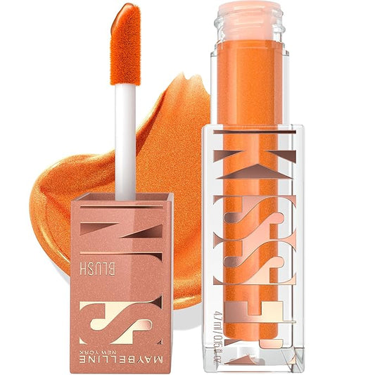 Maybelline Sunkisser Multi-Use Liquid Blush and Bronzer, Blendable, Longwear, Glowy Make Up, Rooftop Views, 1 Count-VivaGrace Women
