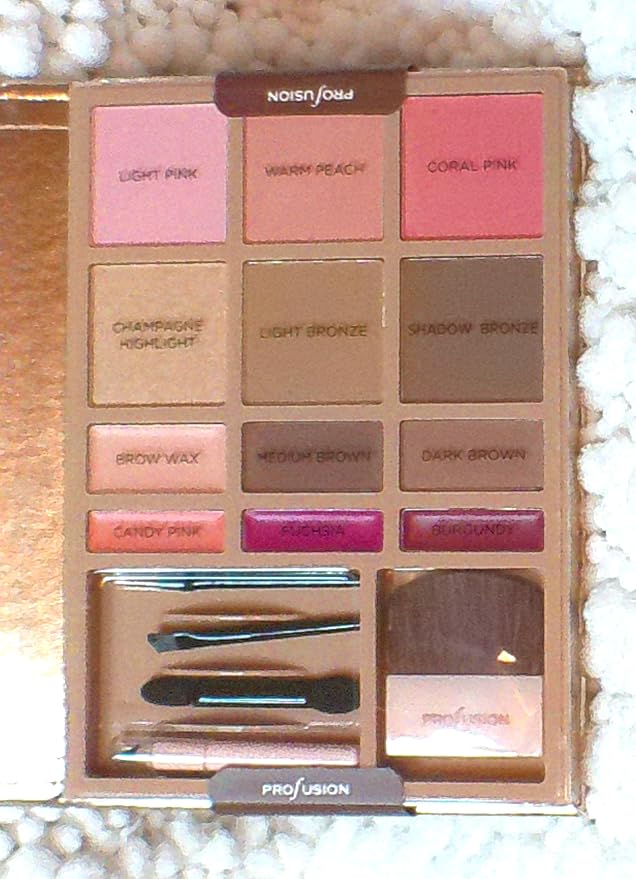 Profusion Complete Face Kit with Brushes and Applicators, Makeup Essentials Set-VivaGrace Women