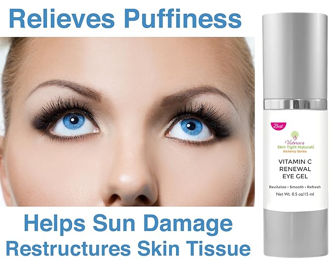 Vitamin C Eye Renewal Gel Maximum Collagen & Elastin Serum-VivaGrace Women