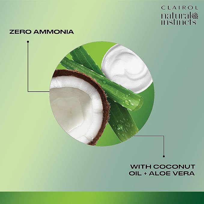 Clairol Natural Instincts Demi-Permanent Hair Dye, 5 Medium Brown Hair Color, Pack of 1-VivaGrace Women