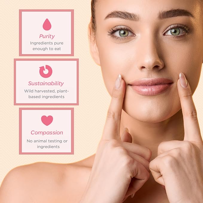 Natural Lip Butter Lip Balm - Vanilla - Pure Enough to Eat - Made With Just 6 Vegan Ingredients - 100% Natural & Organic Moisturizing Lip Care for All Day Hydration (2-Pack)-VivaGrace Women