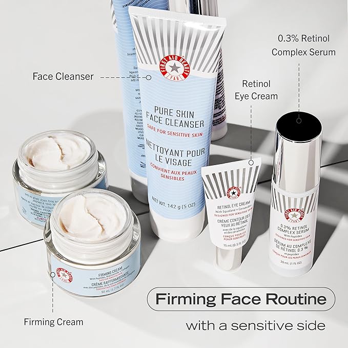 First Aid Beauty Retinol Eye Cream with Squalane + Ceramides – Visibly Smooths Fine Line & Wrinkles Around the Eyes – 0.5 oz.-VivaGrace Women